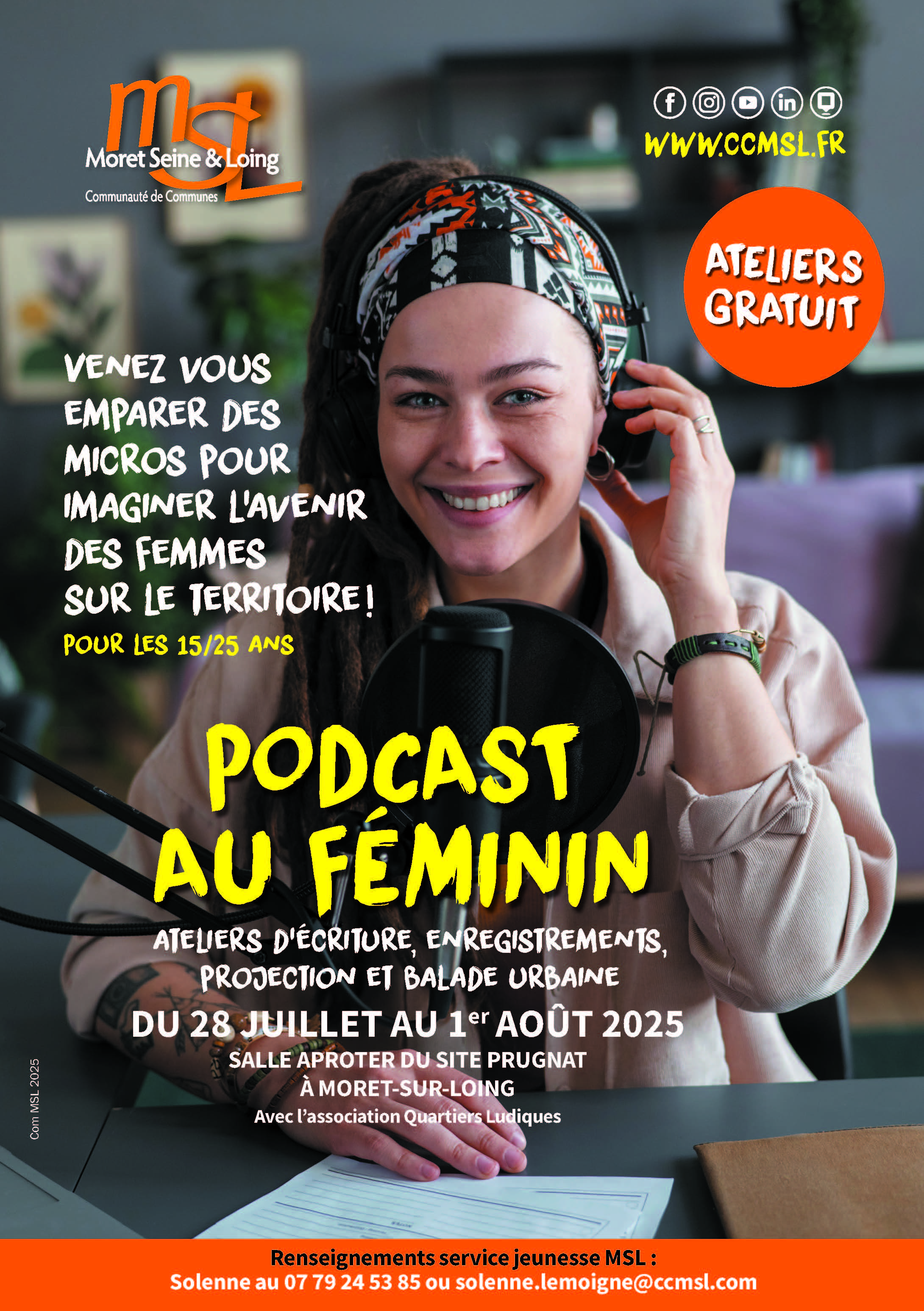 Stage POSCASTS AU FEMININ !